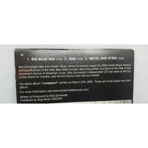 Bob Schneider Lonelyland 3 Track Promo CD Single Card Sleeve No Scratches Clean - Picture 5 of 5